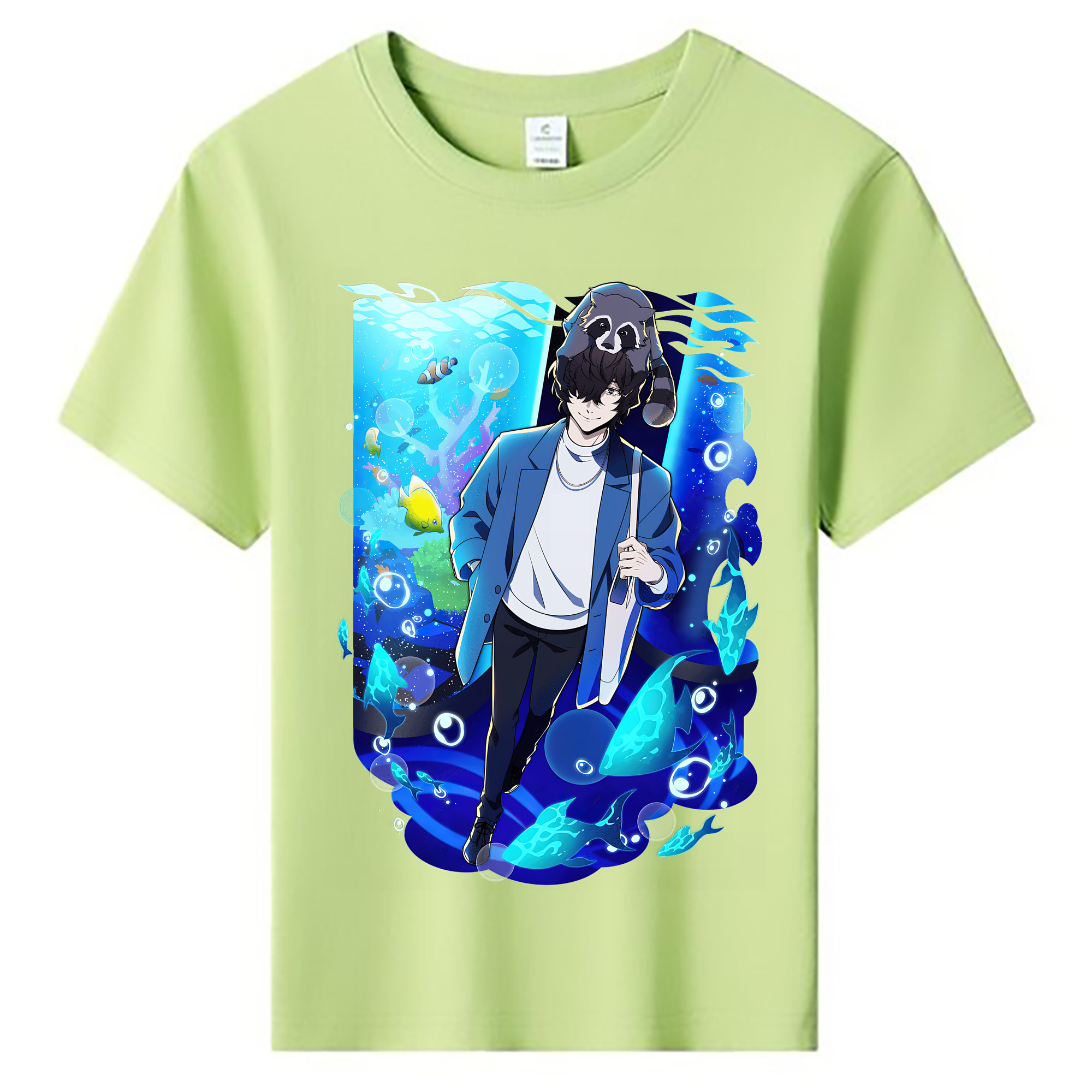 （画像用） 文豪ストレイドッグス Bungo Stray Dogs 綿100％キッズTシャツ（フロントプリント）